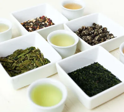 Selezione di tè verde