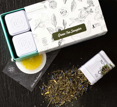 Selezione di tè verde